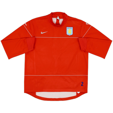 2008-09 Aston Villa Player Issue Nike Sweat Top #2 - 8/10 - (L)