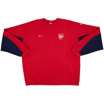 2003-04 Arsenal Nike Sweat Top - 9/10 - (XXL)