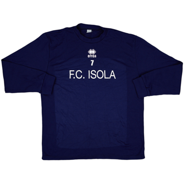 1990s Errea Template Player Issue Sweat Top (FC Isola) #7 - 7/10 - (XL)