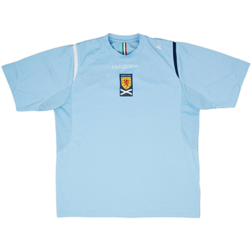 2007-08 Scotland Diadora Training Shirt - 7/10 - (L)