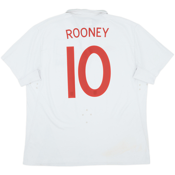 2010-11 England 'South Africa' Home Shirt Rooney #10 - 7/10 - (XL)