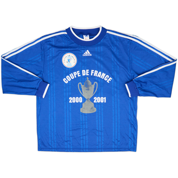 2000-01 Coupe de France adidas Template L/S Shirt #11 - 6/10 - (XL)