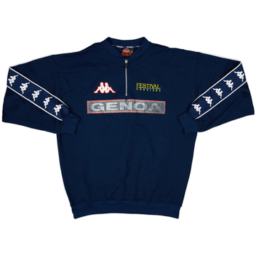 1998-00 Genoa Kappa 1/4 Zip Drill Top - 5/10 - (XL)