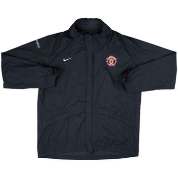 2006-07 Manchester United Nike Hooded Rain Jacket - 8/10 - (M)
