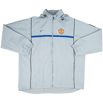 2002-03 Manchester United Nike Hooded Track Jacket - 6/10 - (XXL)