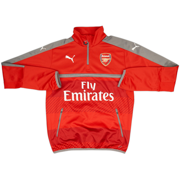 2016-17 Arsenal Puma 1/4 Zip Drill Top - 9/10 - (M)