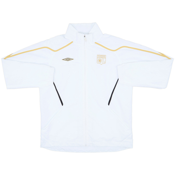 2008-09 Lyon Umbro Hooded Track Jacket - 9/10 - (L)