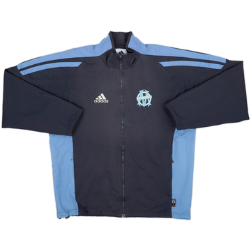 2001-02 Olympique Marseille adidas Track Jacket - 8/10 - (S)