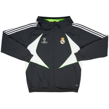 2007-08 Real Madrid adidas CL Hooded Track Jacket - 8/10 - (XL/XXL)