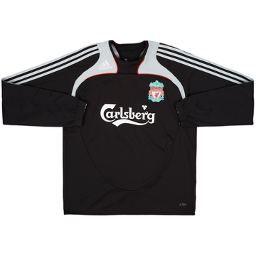 2008-09 Liverpool adidas Sweat Top - 9/10 - (S)