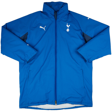 2008-09 Tottenham Puma Hooded Padded Bench Coat - 8/10 - (L)