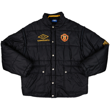 1992-94 Manchester United Umbro Padded Bench Coat - 10/10 - (XL)