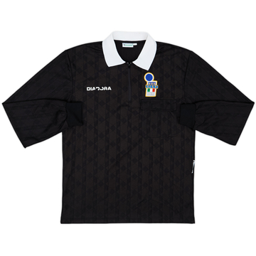 1990s Italy FIGC Diadora Referee L/S Shirt - 5/10 - (L)