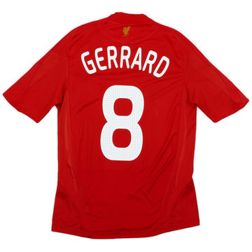 2008-10 Liverpool Home Shirt Gerrard #8 - 6/10 - (S)