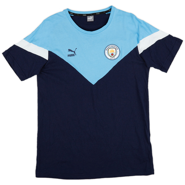 2019-20 Manchester City Puma Cotton Tee - 9/10 - (M)