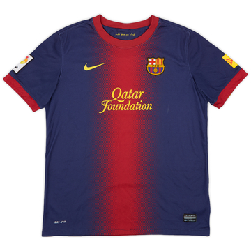 2012-13 Barcelona Home Shirt - 7/10 - (XL.Boys)