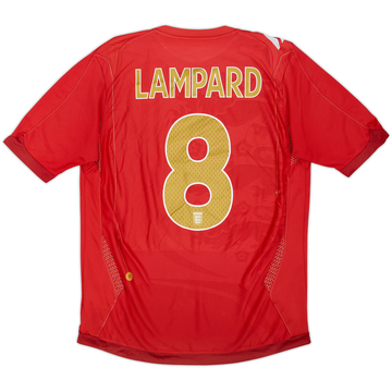 2006-08 England Away Shirt Lampard #8 - 5/10 - (M)
