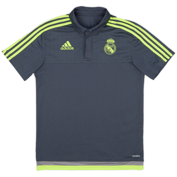 2015-16 Real Madrid adidas Polo Shirt - 9/10 - (S)