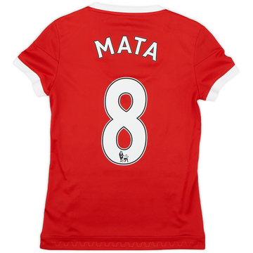2015-16 Manchester United Home Shirt Mata #8 - 10/10 - (Women's XS)