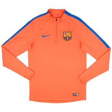 2016-17 Barcelona Nike 1/4 Zip Drill Top - 9/10 - (S)