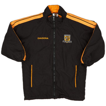 2004-05 Hull City Diadora Padded Bench Coat - 9/10 - (S.Boys)