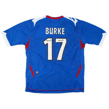 2006-07 Rangers Home Shirt Burke #17 - 7/10 - (XL)