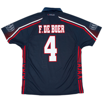 1997-98 Ajax Away Shirt F.De Boer #4 - 8/10 - (L)