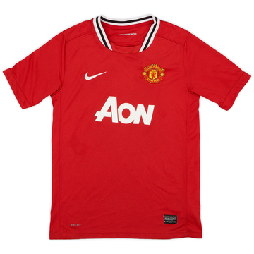 2011-12 Manchester United Home Shirt - 7/10 - (L.Boys)