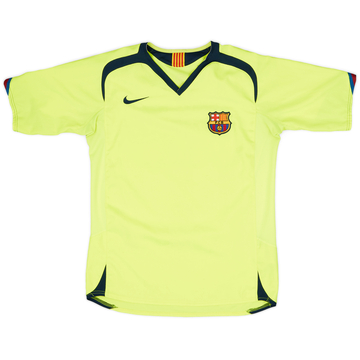 2005-06 Barcelona Away Shirt - 8/10 - (XL.Boys)