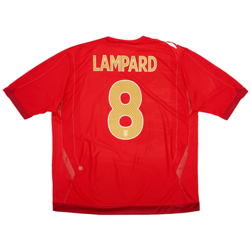 2006-08 England Away Shirt Lampard #8 - 7/10 - (XXL)