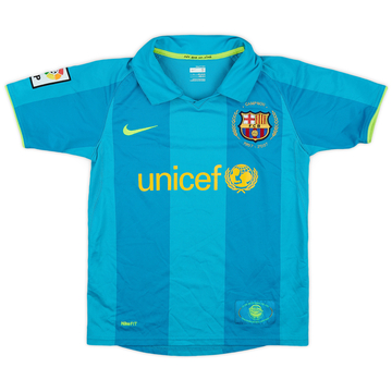 2007-09 Barcelona Away Shirt - 6/10 - (S.Boys)