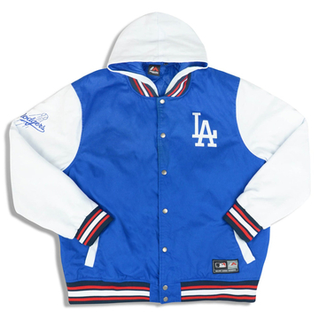 2000s LA Dodgers Majestic Letterman Jacket XXL