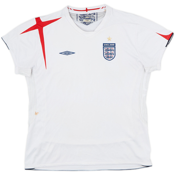 2005-07 England Home Shirt - 7/10 - (Women's M)