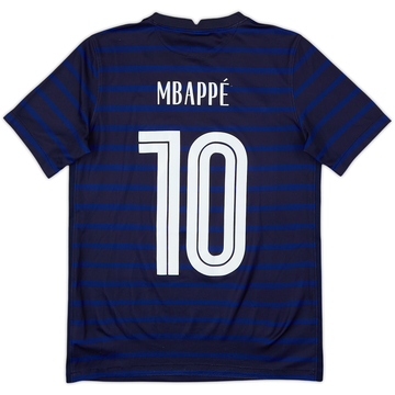 2020-21 France Home Shirt Mbappe #10 - 9/10 - (XL.Boys)