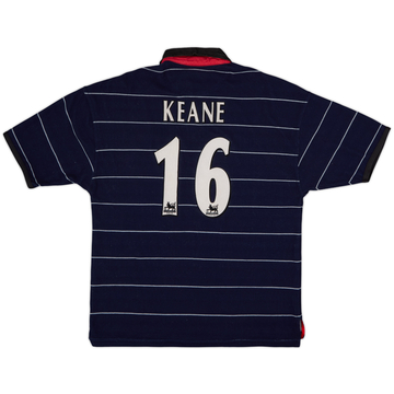 1999-00 Manchester United Away Shirt Keane #16 - 5/10 - (L)