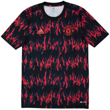 2021-22 Manchester United adidas Training Shirt - 8/10 - (S)