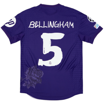 2023-24 Real Madrid adidas Y-3 Authentic Away Shirt Bellingham #5 - 10/10 - (S)