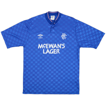 1987-90 Rangers Home Shirt - 8/10 - (M)