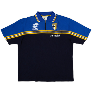 1998-99 Parma 1/4 Zip Polo Shirt - 8/10 - (XL)