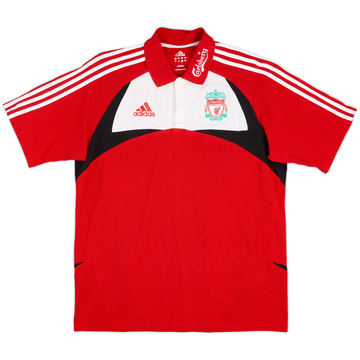 2007-08 Liverpool adidas Polo Shirt - 8/10 - (L)