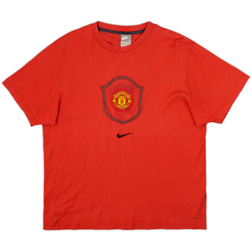 2002-03 Manchester United Nike Cotton Tee - 6/10 - (L)