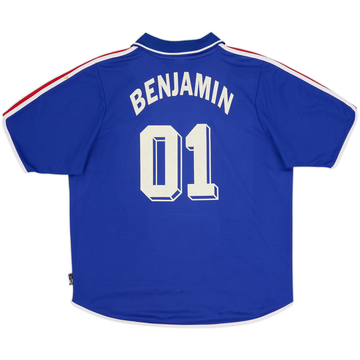 2000-02 France Home Shirt Benjamin #01 - 6/10 - (L)