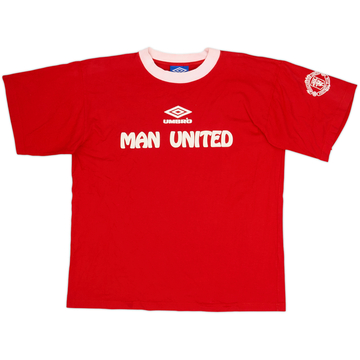 1994-95 Manchester United Umbro Cotton Tee - 9/10 - (M)