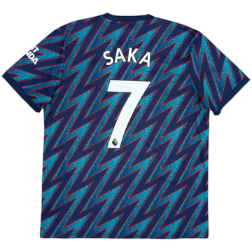 2021-22 Arsenal Third Shirt Saka #7 - 10/10 - (L)