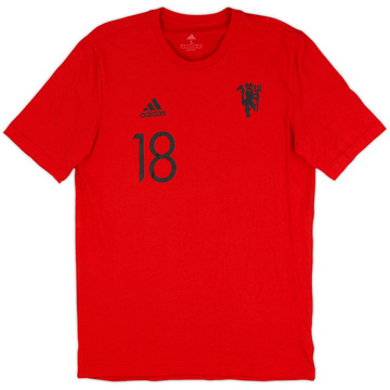2021-22 Manchester United adidas Playera de Algodón B.Fernandes #18 - 8/10 - (S)
