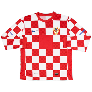 2010-12 Croatia Player Issue Home L/S Shirt - 8/10 - (XXL)