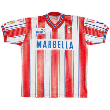 1995-96 Atletico Madrid Home Shirt - 8/10 - (S)