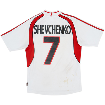 2000-02 AC Milan Away Shirt Shevchenko #7 - 5/10 - (S)