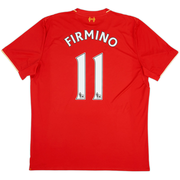 2015-16 Liverpool Home Shirt Firmino #11 - 9/10 - (XL)
