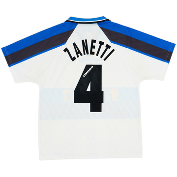 1996-97 Inter Milan Away Shirt Zanetti #4 - 8/10 - (M)